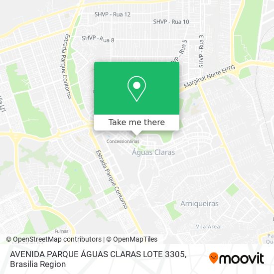 AVENIDA PARQUE ÁGUAS CLARAS LOTE 3305 map