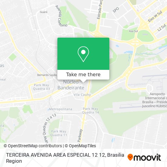 TERCEIRA AVENIDA AREA ESPECIAL 12 12 map