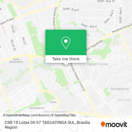 Mapa CSB 10 Lotes  06 07  TAGUATINGA SUL