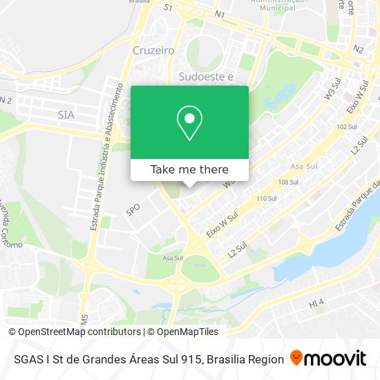 SGAS I St  de Grandes Áreas Sul 915 map