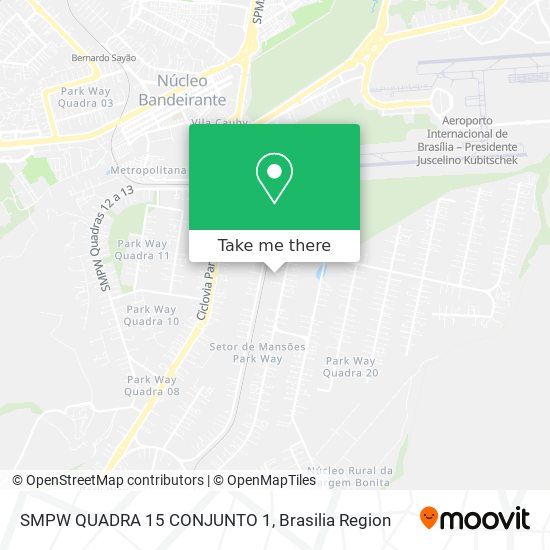 SMPW QUADRA 15 CONJUNTO 1 map
