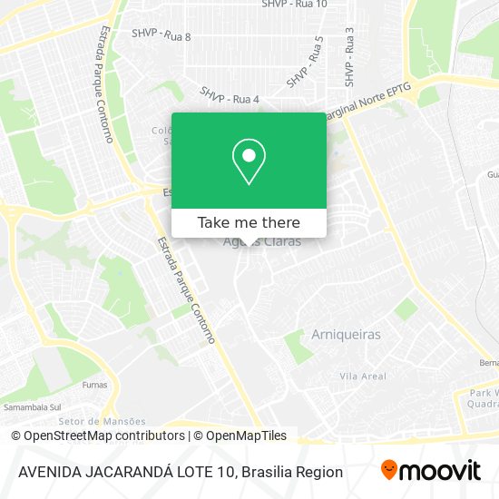 AVENIDA JACARANDÁ LOTE 10 map