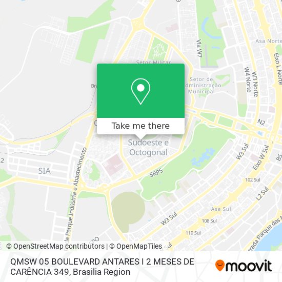 QMSW 05 BOULEVARD ANTARES I  2 MESES DE CARÊNCIA 349 map