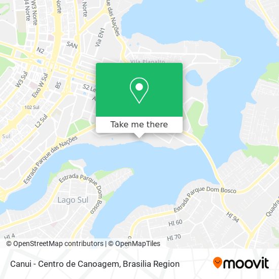 Canui - Centro de Canoagem map