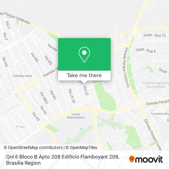 Qnl 6 Bloco B Apto 208 Edifício Flamboyant 208 map