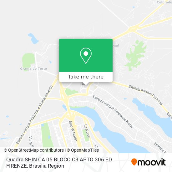 Quadra SHIN CA 05 BLOCO C3 APTO 306 ED  FIRENZE map