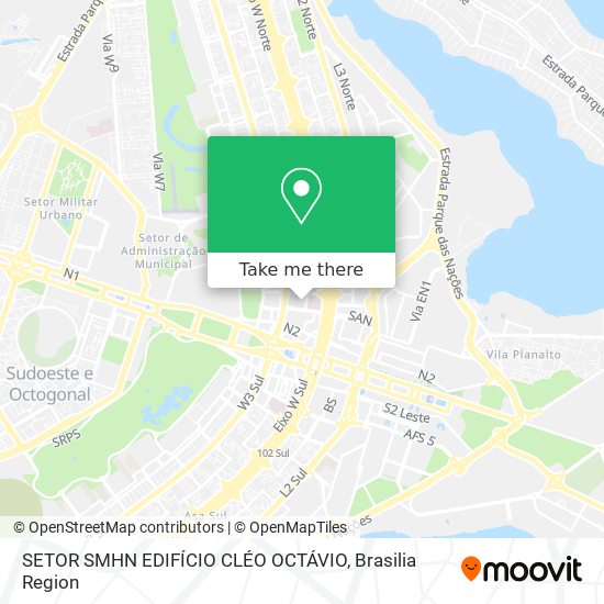 SETOR SMHN EDIFÍCIO CLÉO OCTÁVIO map