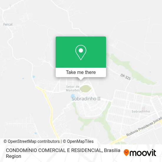 CONDOMÍNIO COMERCIAL E RESIDENCIAL map