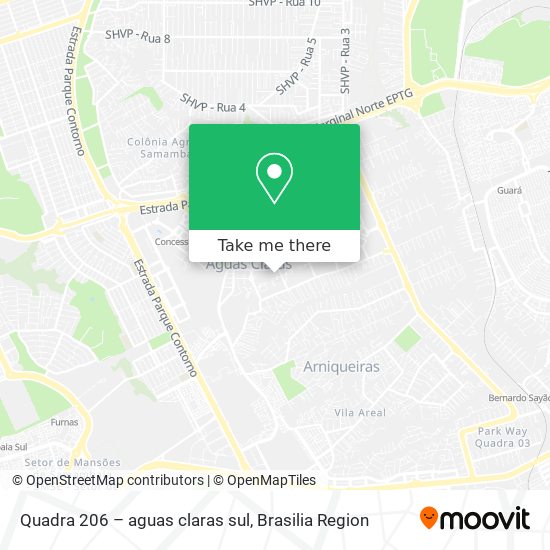 Quadra 206 – aguas claras sul map