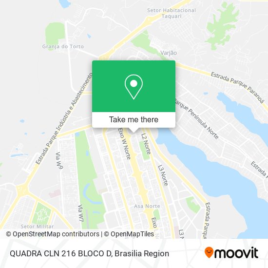 QUADRA CLN 216 BLOCO D map