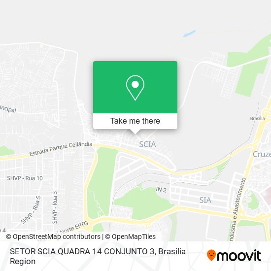 SETOR SCIA QUADRA 14 CONJUNTO 3 map