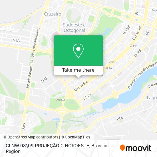 CLNW  08\09 PROJEÇÃO C NOROESTE map