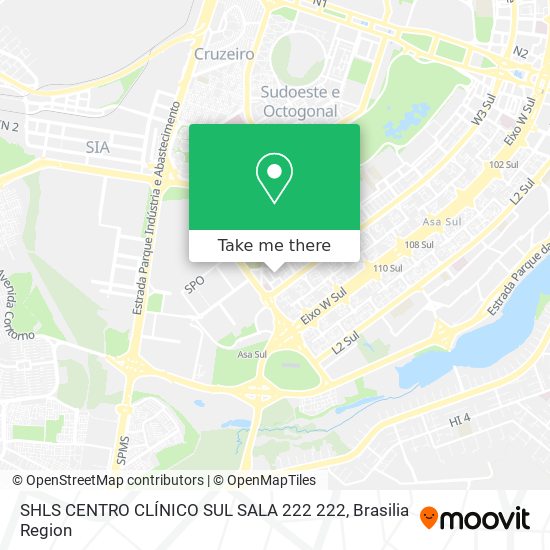 SHLS    CENTRO CLÍNICO SUL   SALA 222 222 map