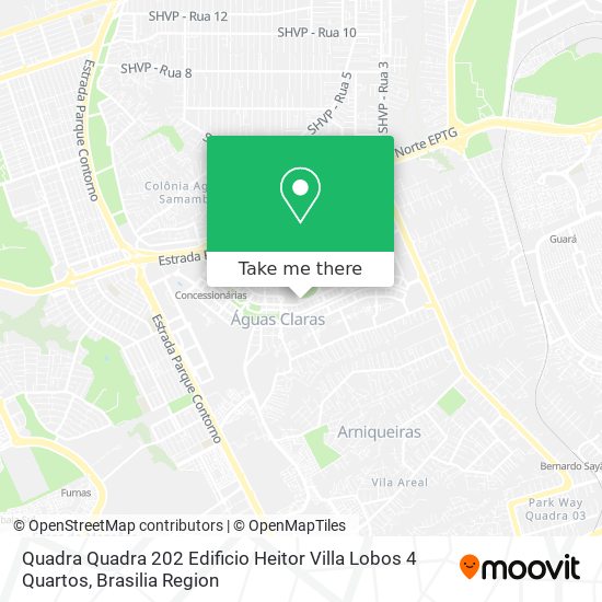 Quadra Quadra 202   Edificio Heitor Villa Lobos  4 Quartos map