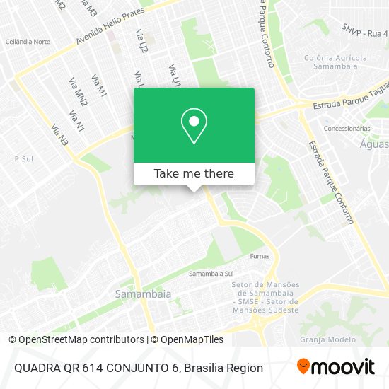 QUADRA QR 614 CONJUNTO 6 map