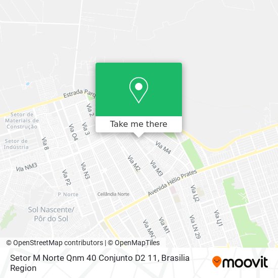 Mapa Setor M Norte Qnm 40 Conjunto D2 11