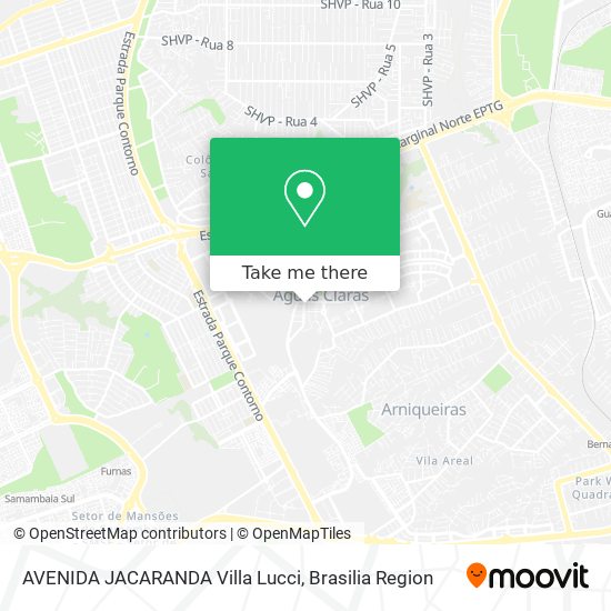 AVENIDA JACARANDA Villa Lucci map