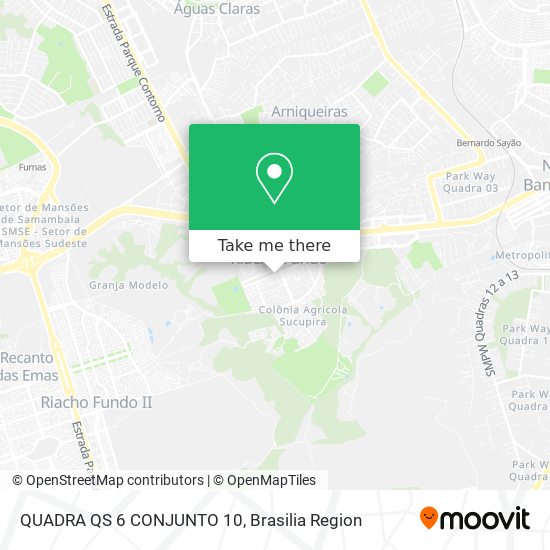 Mapa QUADRA QS 6 CONJUNTO 10