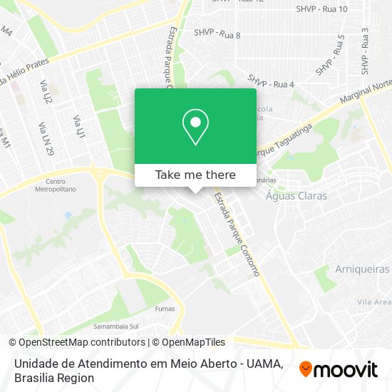 Unidade de Atendimento em Meio Aberto - UAMA map