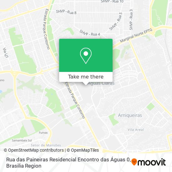 Rua das Paineiras Residencial Encontro das Águas 0 map