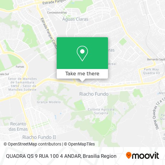 QUADRA QS 9 RUA 100 4 ANDAR map