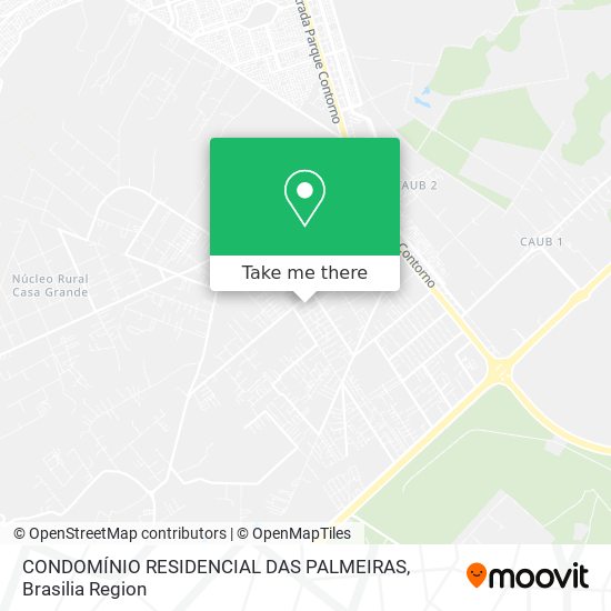 Mapa CONDOMÍNIO RESIDENCIAL DAS PALMEIRAS