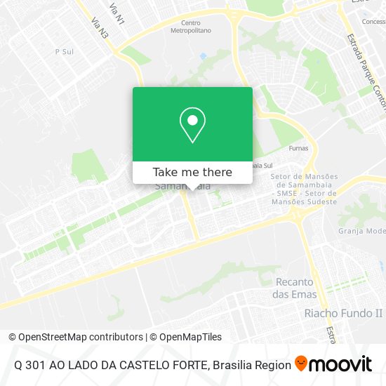 Q 301 AO LADO DA CASTELO FORTE map