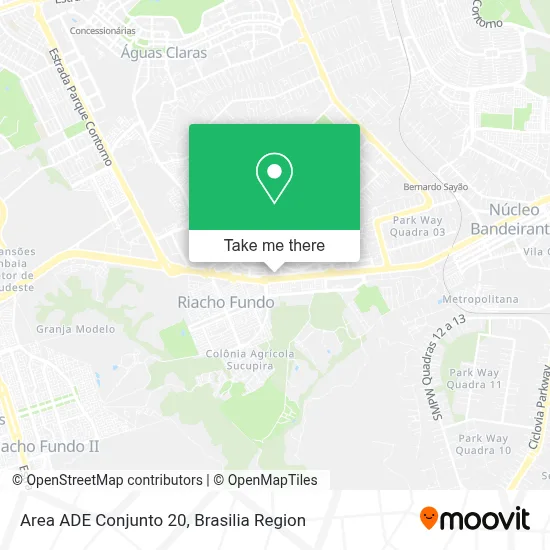 Area ADE Conjunto 20 map