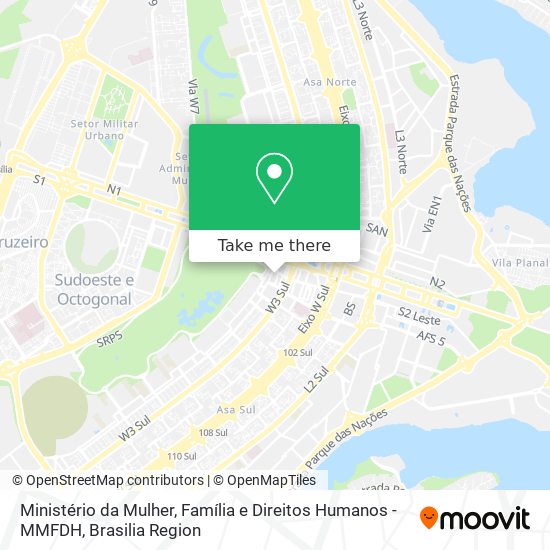 Ministério da Mulher, Família e Direitos Humanos - MMFDH map