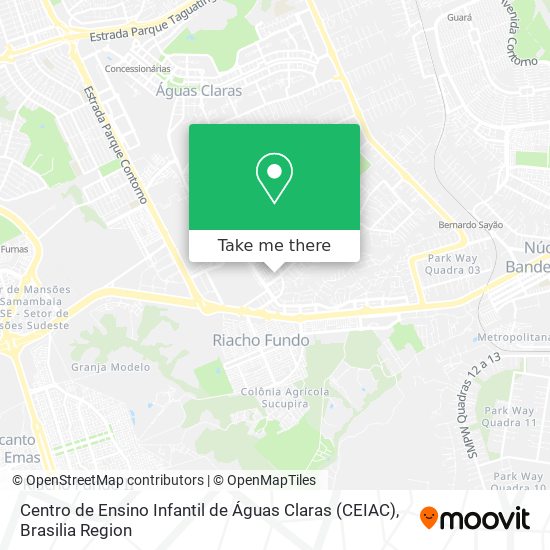 Centro de Ensino Infantil de Águas Claras (CEIAC) map