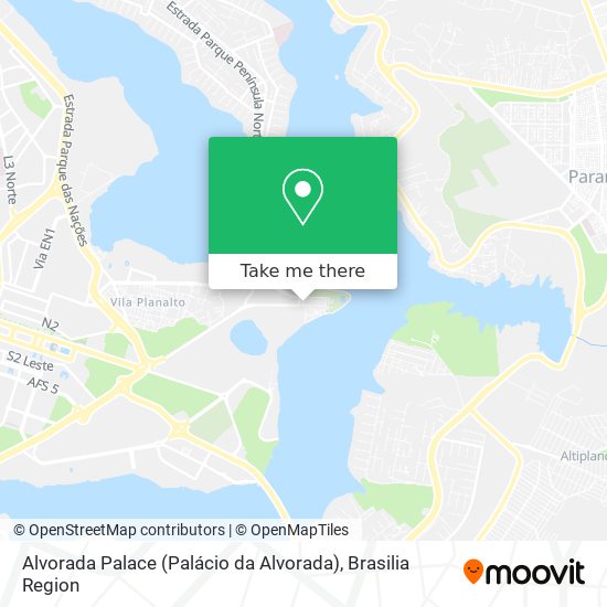 Alvorada Palace (Palácio da Alvorada) map