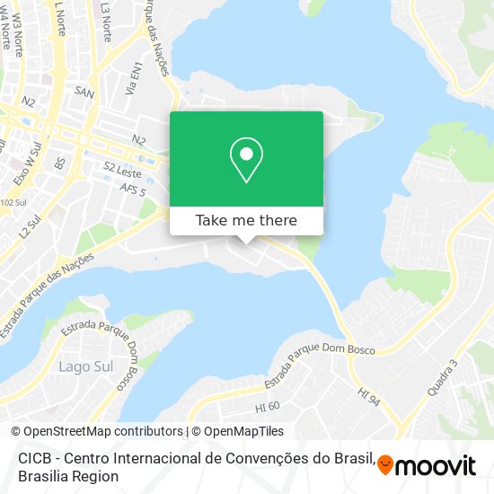 CICB - Centro Internacional de Convenções do Brasil map