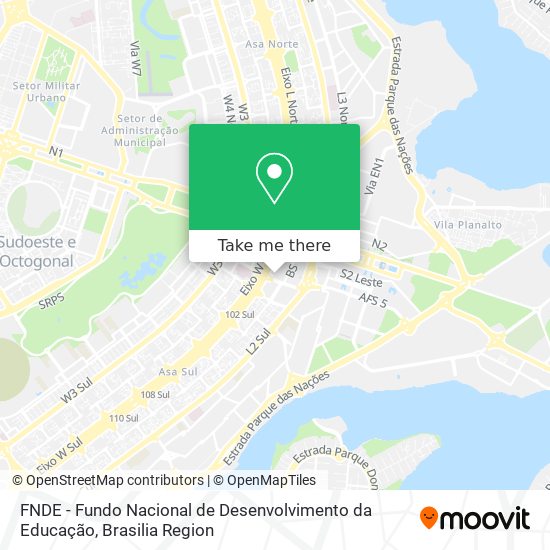 FNDE - Fundo Nacional de Desenvolvimento da Educação map
