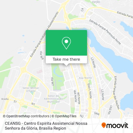 CEANSG - Centro Espírita Assistencial Nossa Senhora da Glória map