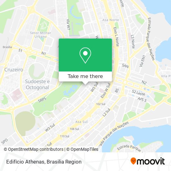 Edifício Athenas map