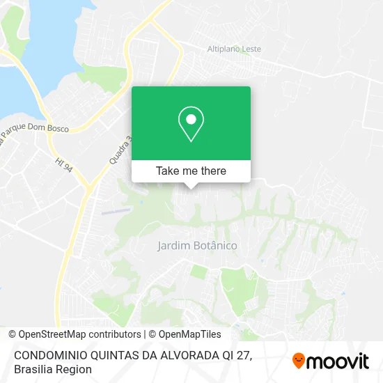 CONDOMINIO QUINTAS DA ALVORADA QI 27 map