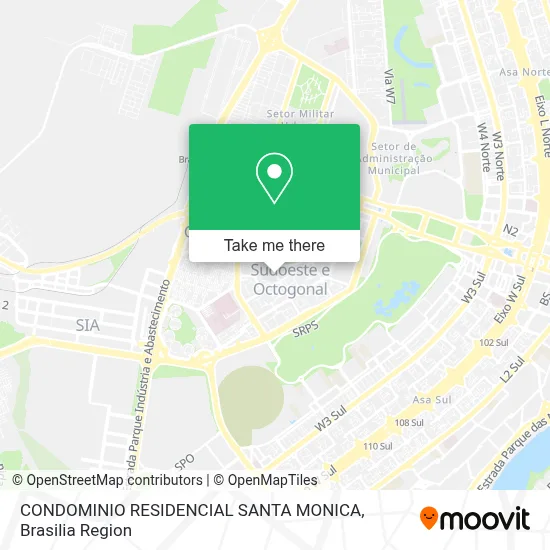 CONDOMINIO RESIDENCIAL SANTA MONICA map