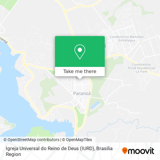 Igreja Universal do Reino de Deus (IURD) map