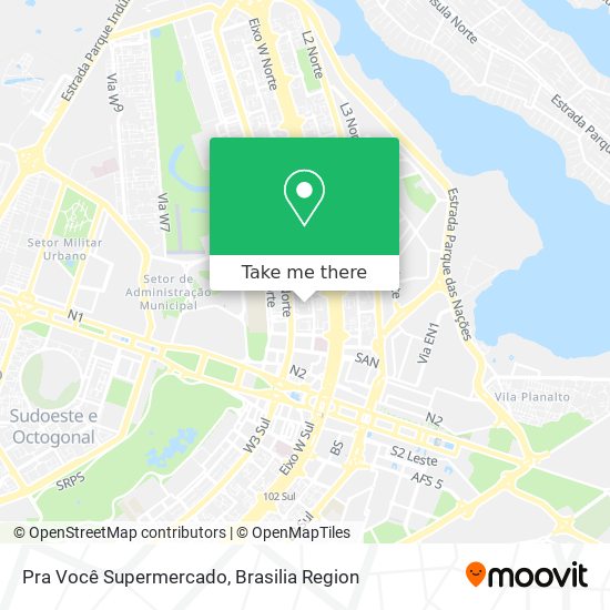 Pra Você Supermercado map