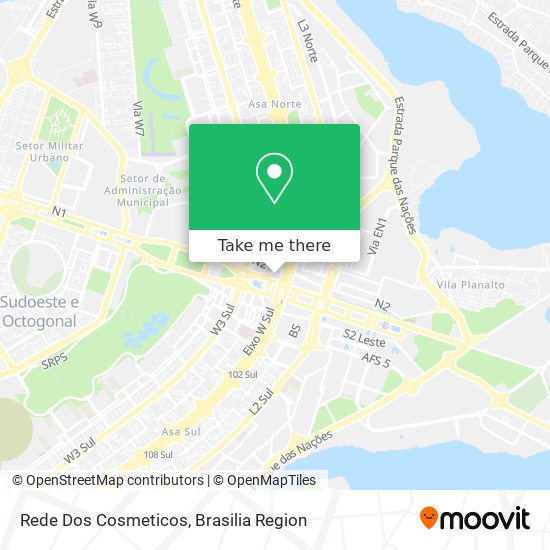 Rede Dos Cosmeticos map