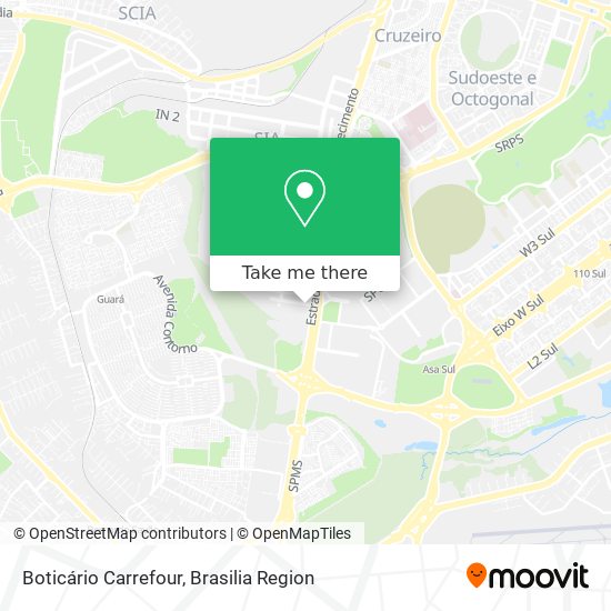 Boticário Carrefour map