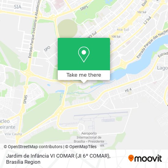 Jardim de Infância VI COMAR (JI 6º COMAR) map