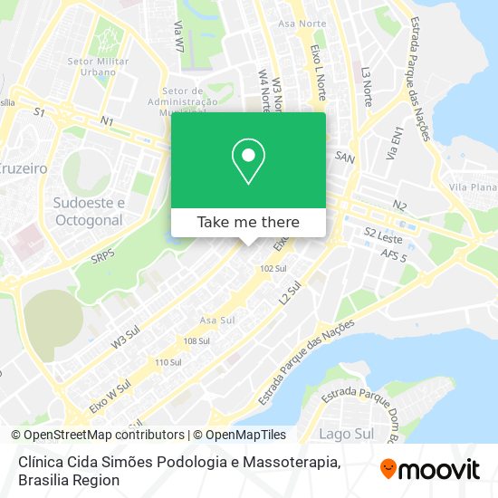 Clínica Cida Simões Podologia e Massoterapia map