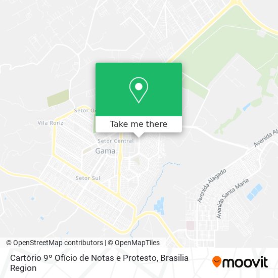 Cartório 9º Ofício de Notas e Protesto map