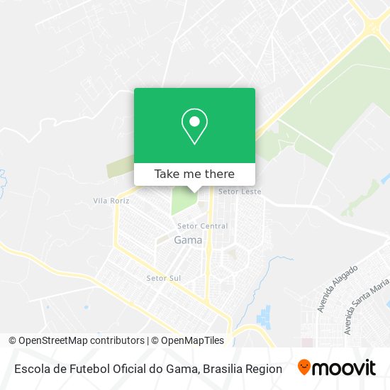 Escola de Futebol Oficial do Gama map