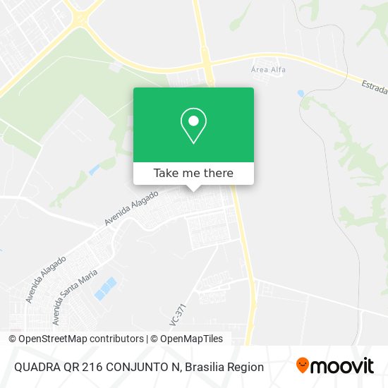 QUADRA QR 216 CONJUNTO N map