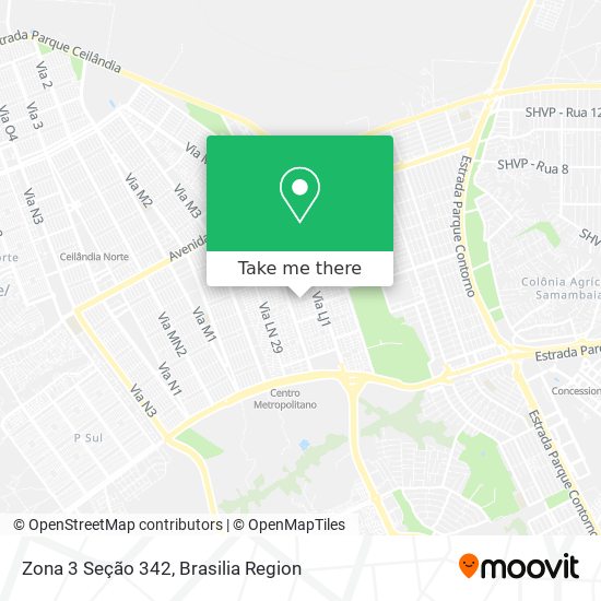 Zona 3 Seção 342 map