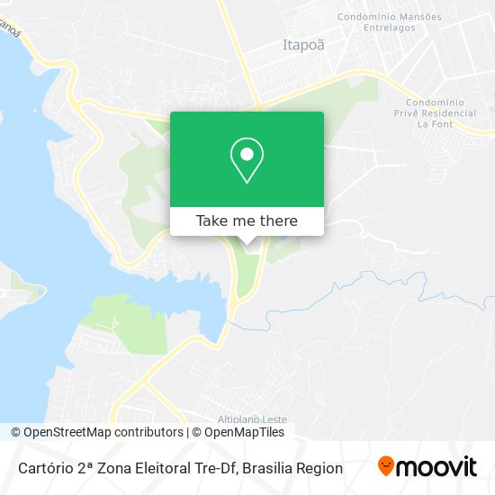 Cartório 2ª Zona Eleitoral Tre-Df map