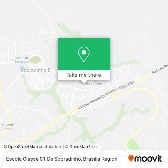 Escola Classe 01 De Sobradinho map