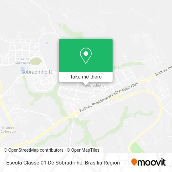 Escola Classe 01 De Sobradinho map